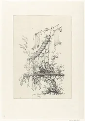 Ornamentale Komposition im Chinoiserie-Stil