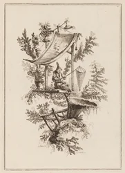 Platte 2, "Suite de douze Pêcheurs et Chasseurs"