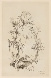 Tafel 6, "Ein neues Buch chinesischer Ornamente"