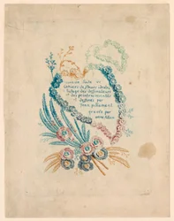 Titelseite für "Nouvelle Suitte de Cahiers de fleurs idéales"