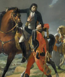 Tod von General Louis Charles Antoine Desaix in der Schlacht von Marengo am 14. Juni 1800