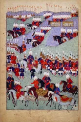 Beerdigung von Sultan Suleyman dem Prächtigen, Geschichte von Sultan Suleyman, Istanbul, Türkei, 1579