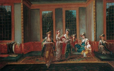 Frauen, die Kaffee trinken