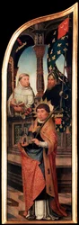 Die Verkündigung, Triptychon, Seitenflügel, 1517
