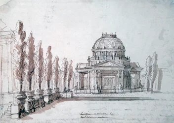 Tempel des Apollo, für die Oper Achille und Polyxene, ca. 1687
