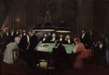 Das Spielzimmer des Casinos, 1889