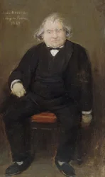 Porträt von Ernest Renan 1823-1892, 1889