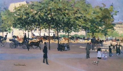 Spaziergang an einem Sonntagnachmittag, Paris