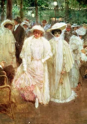 Die Gärten von Paris oder Die Schönheiten der Nacht, 1905 (Detail)