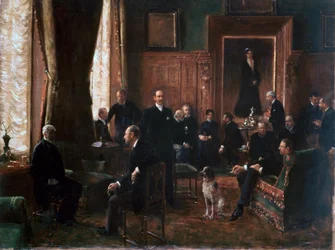 Der Salon der Gräfin Potocka, 1887