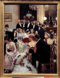 Der Abend. Maße: 0,35 x 0,27 m. Paris, Musée Carnavalet.