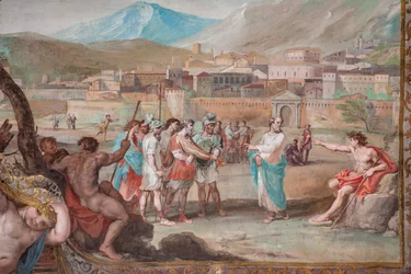 Bacchus, Lycurgus und Hermes Trismegistus