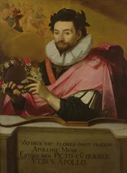 Porträt von Jean de Caulet mit Apollos Krone, 1635