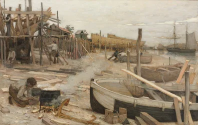 Die Werft, ca. 1875