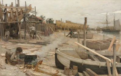 Die Werft, ca. 1875