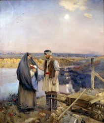 Der Tag einer Bauernfamilie