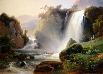 Die Wasserfälle von Tivoli, ca. 1822-25