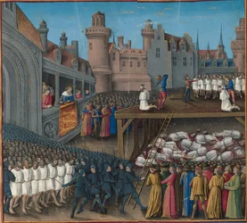 Massaker an den Sarazenen-Gefangenen, angeordnet von König Richard Löwenherz, 1191