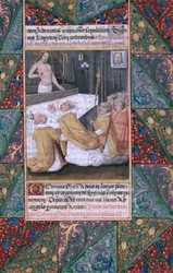 Ms Lat. Q.v.I.126 f.112 Die Eucharistie, aus dem 