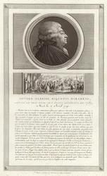 Porträt von Honore Gabriel Riqueti, comte de Mirabeau