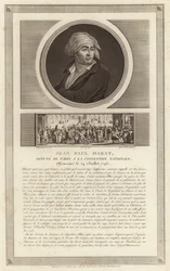 Porträt von Jean-Paul Marat