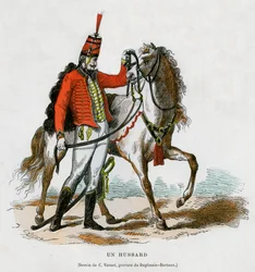 Ein Husar, frühes 19. Jahrhundert 1882-1884
