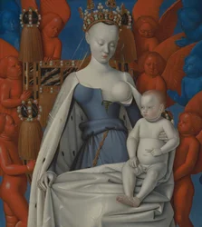 Madonna umgeben von Seraphim und Cherubim, ca. 1450