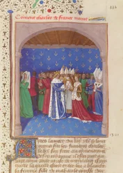 Hochzeit von Karl IV. dem Schönen