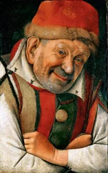 Porträt des Hofnarren Gonella von Ferrara