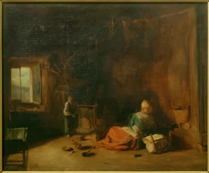 Bäuerliches Interieur
