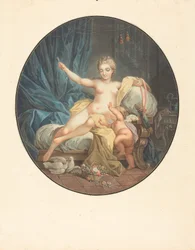 Venus entwaffnet Amor