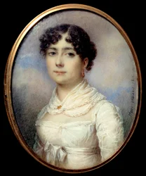 Porträt der englischen Abenteurerin Sophie Dawes, Baronin von Feucheres