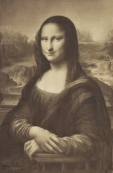 Millets Zeichnung der Mona Lisa, 1854-55