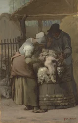 Die Schafscherer, 1857-61