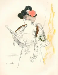 Nach einer Skizze in Bleistift und Aquarell, 1901