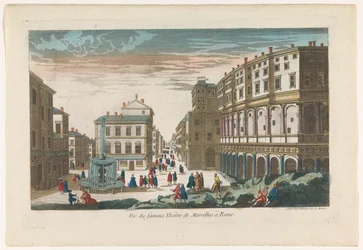 Ansicht des Theaters von Marcellus in Rom