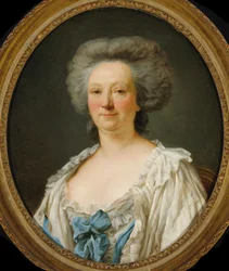 Porträt von Madame Geoffrin, 1787