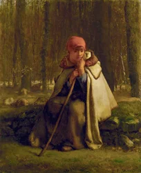 Bergère assise