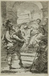 Fabius Maximus vor dem karthagischen Senat