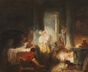 Römisches Interieur, ca. 1760