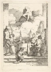 Das Bankett von Antonius und Kleopatra, ca. 1764