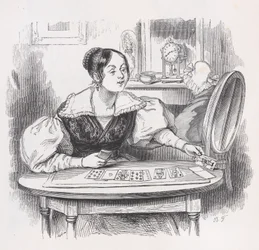 Die Karten aus den gesammelten Werken von Béranger, 1836