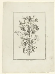 Blumenstrauß aus Narzissen und Winde (IIe Cahier de Bouquets)