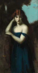 Stehende Frau