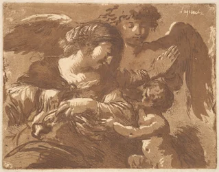 Der Schutzengel, in einem Album mit Recueil de Compositions, 1782-1821