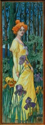 Die Frau mit Iris