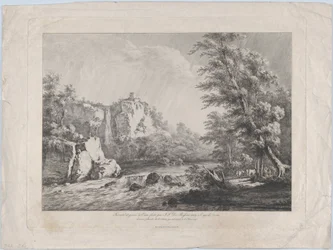 Birkenbaum, durch einen Sturm entwurzelt, 1809