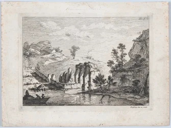 Ruinen eines Aquädukts, 1763