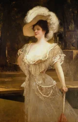Ein Porträt von Mrs, 1901