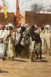 Die letzten Rebellen, marokkanische historische Szene (Detail)